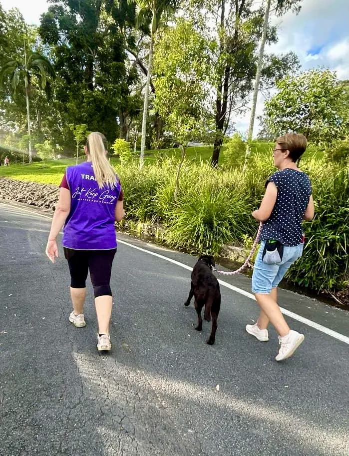 Personalised one-on-one dog training session with dedicated trainer