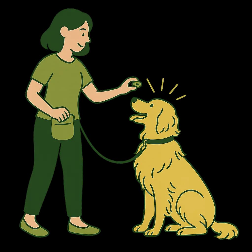 Dog owner understanding the challenges of reactive dog behaviour